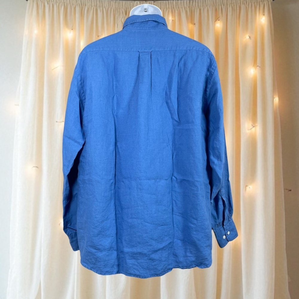 Faconnable Linen Button-down Shirt - Picture 2 of 3